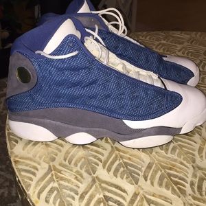 Jordan 13 air Jordan size 12 white/blue/white